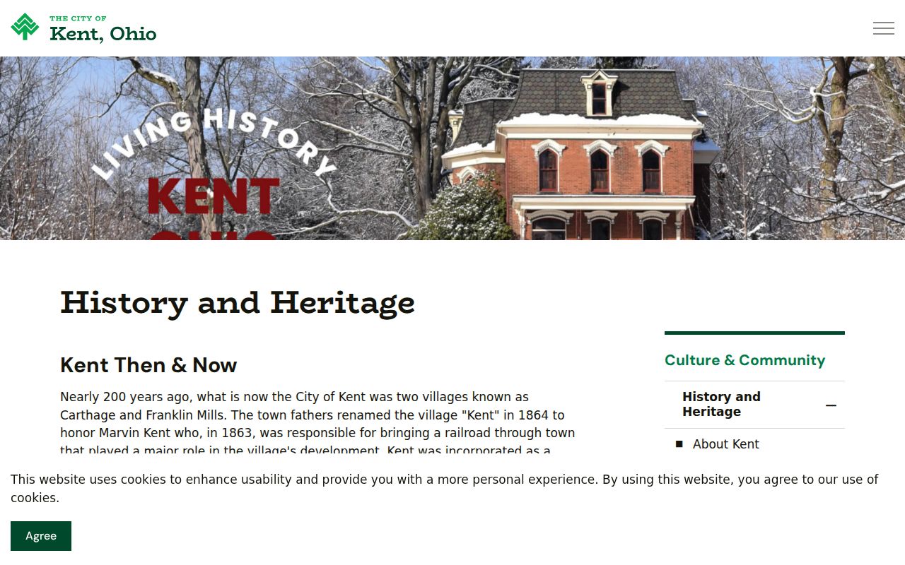 Kent neighbors history and heritage source