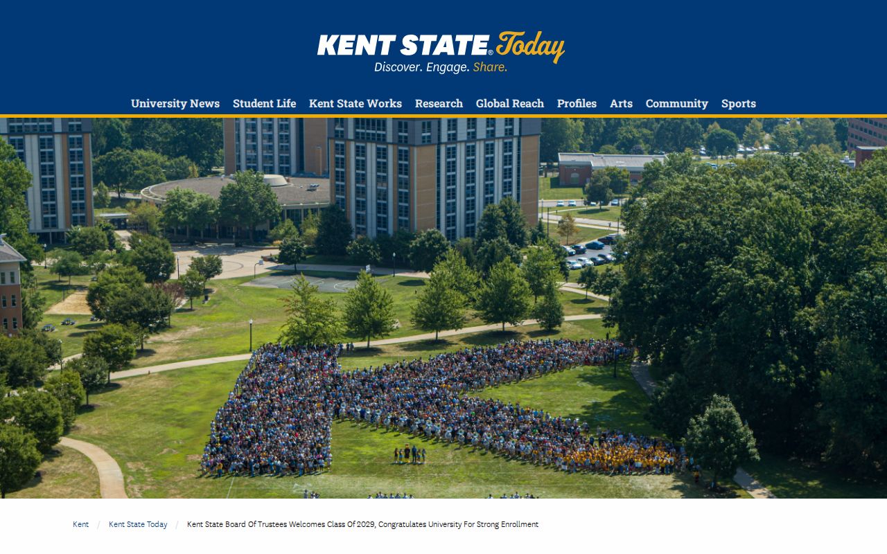 Kent ZIP code directory Kent State mailing context